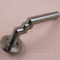 Design shape polish both side 304 stainless steel door pull handle for 8-12mm entrance exterior glass door wood door